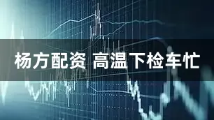 杨方配资 高温下检车忙